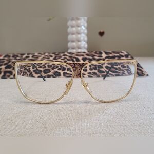 Gold Frame Women's Glasses